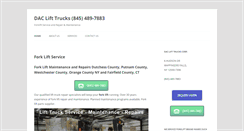 Desktop Screenshot of daclifttrucks.com